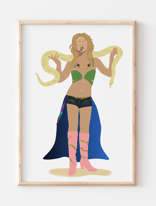 Britney Spears Minimalist Print