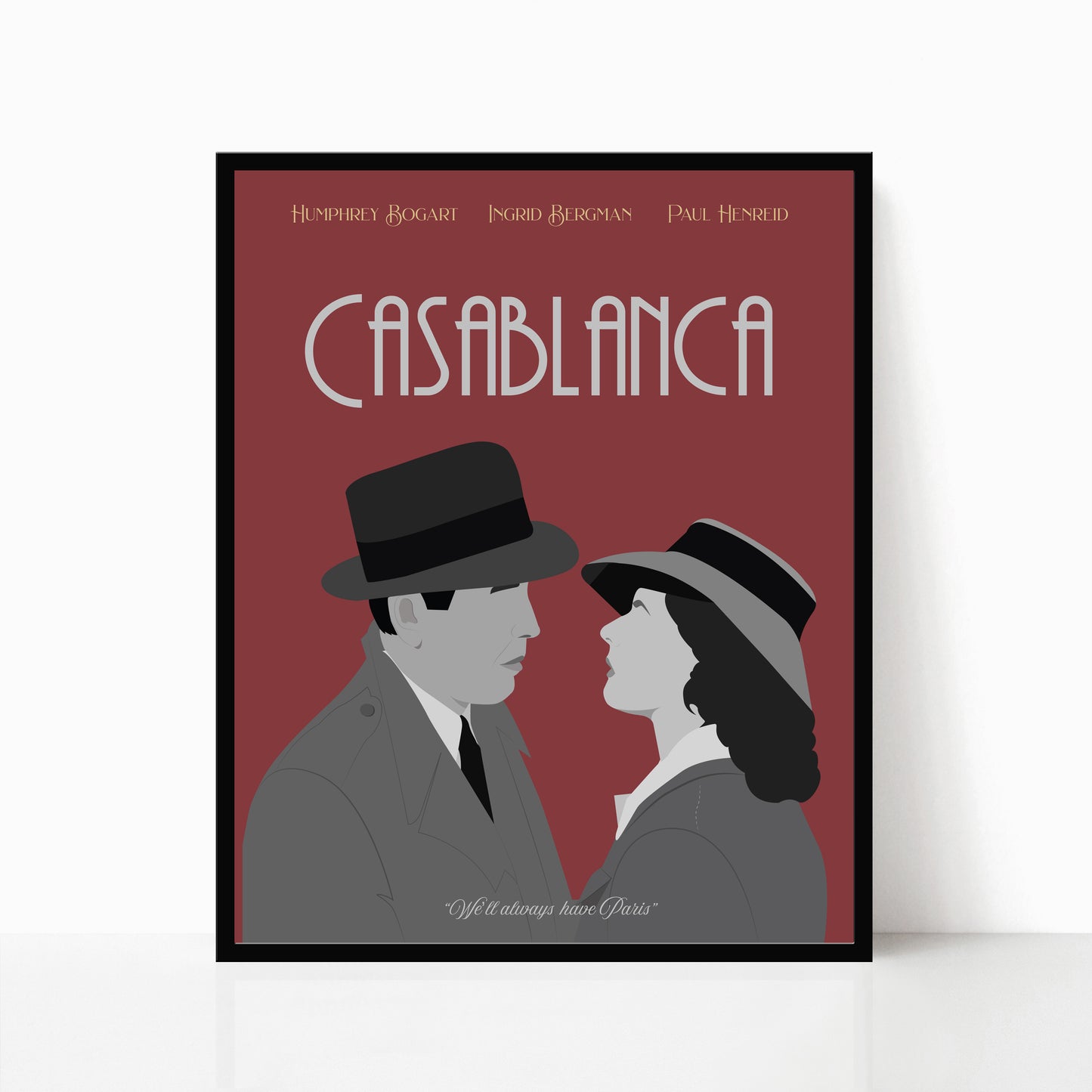 Casablanca Poster - Alternate Movie Poster by Poppermost Prints