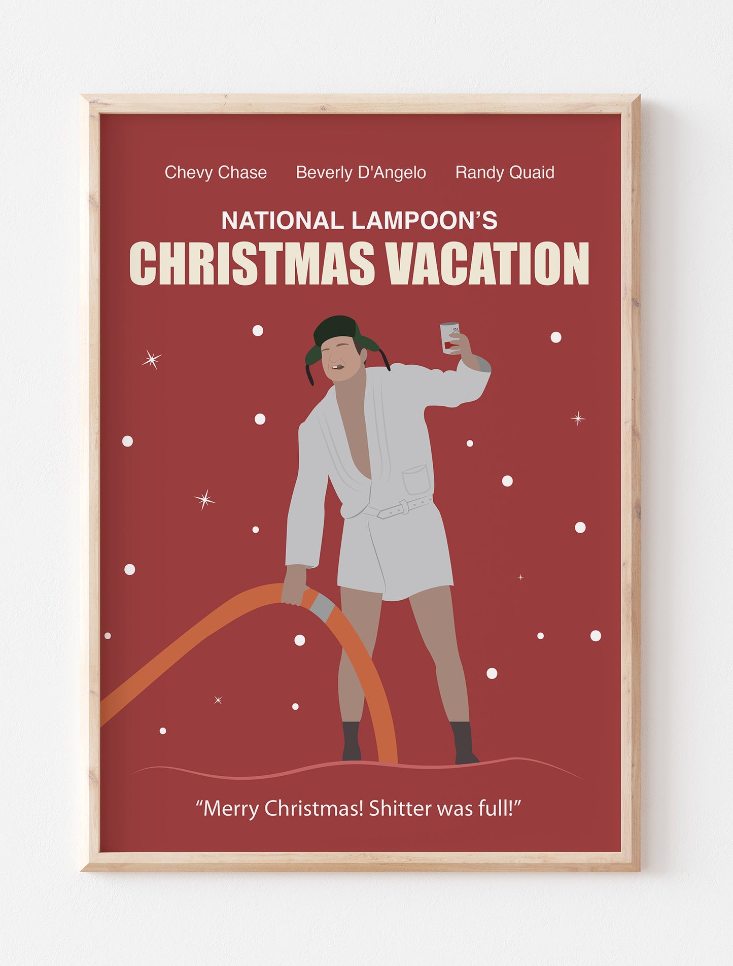 Christmas Vacation Minimalist Poster - Cousin Eddie