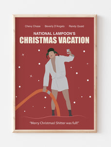 Christmas Vacation Minimalist Poster - Cousin Eddie