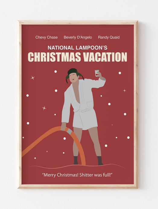 Christmas Vacation Minimalist Poster - Cousin Eddie