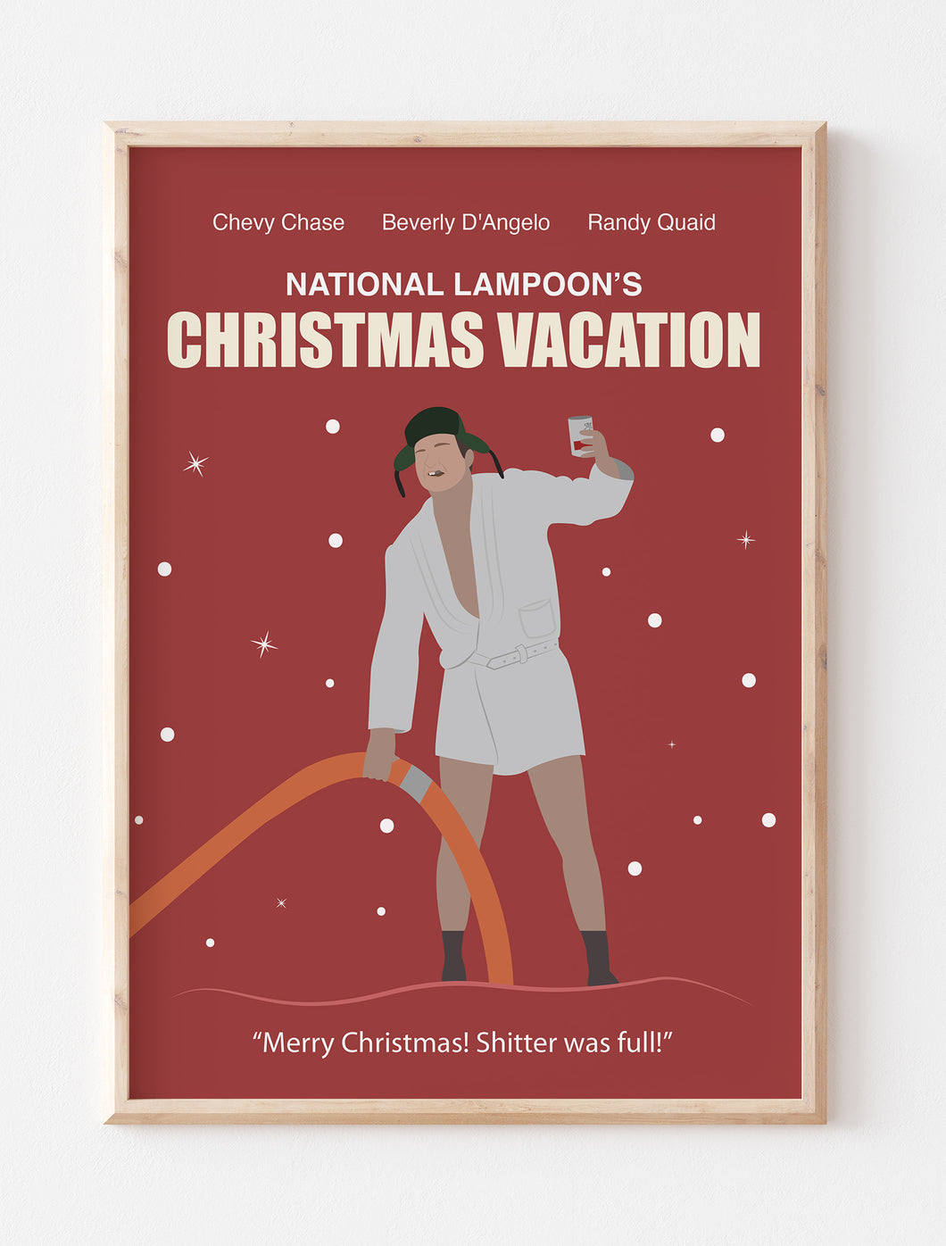 Christmas Vacation Minimalist Poster - Cousin Eddie