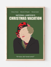 Christmas Vacation Minimalist Poster - Aunt Bethany