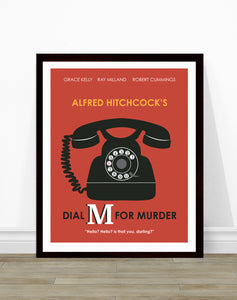 Dial M for Murder Minimalist Movie Poster