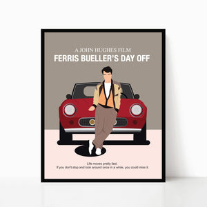 Ferris Bueller's Day Off Minimalist Print