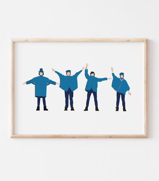 Beatles Help Print