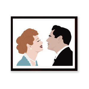 I love Lucy Print - Lucy and Ricky