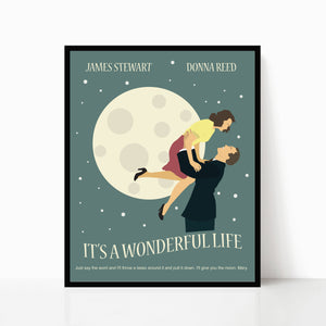 It's a Wonderful Life Minimalist Movie Poster
