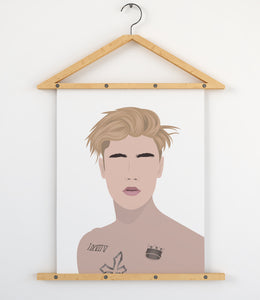 Justin Bieber Minimalist Poster