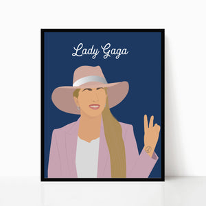 Lady Gaga Print