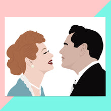 I love Lucy Print - Lucy and Ricky