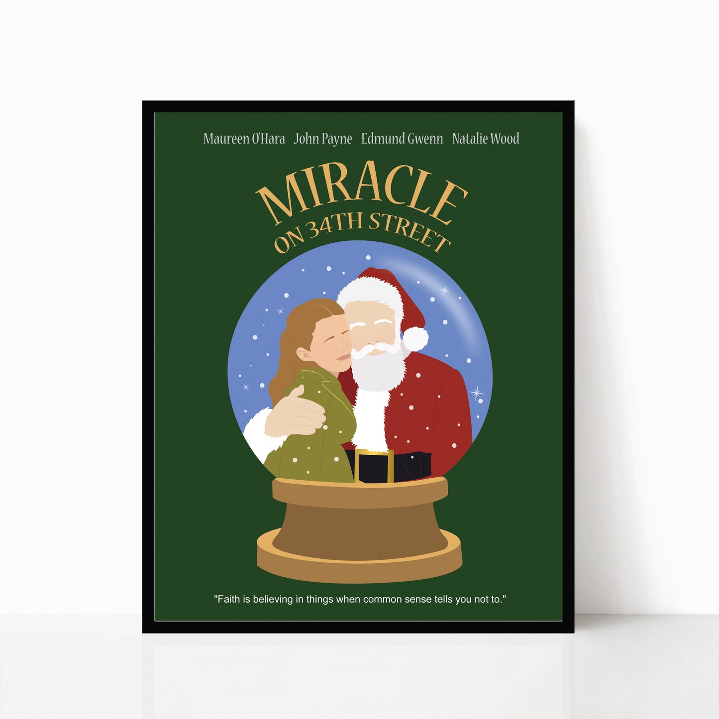 Miracle on 34th Street Minimalist Movie Poster