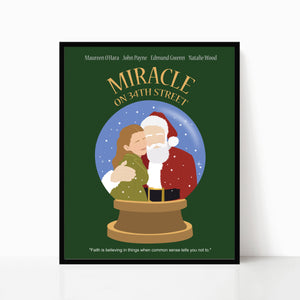 Miracle on 34th Street Minimalist Movie Poster