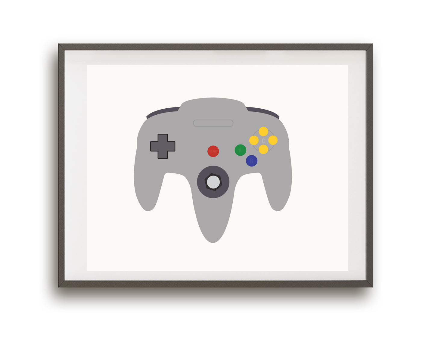 Video Game Controller Prints (White)