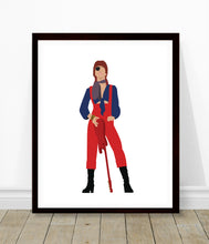 David Bowie - Aladdin Sane Minimalist Print