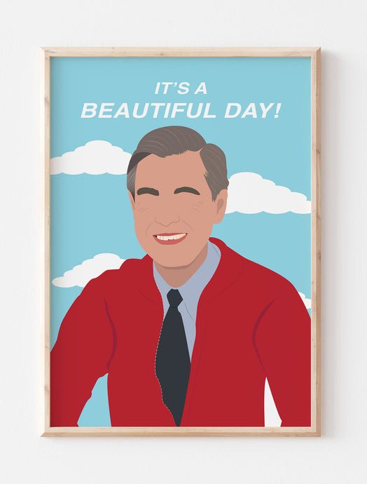 Mr Rogers Minimalist Print