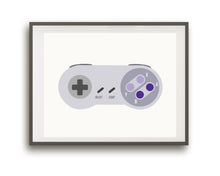 Video Game Controller Prints (White)