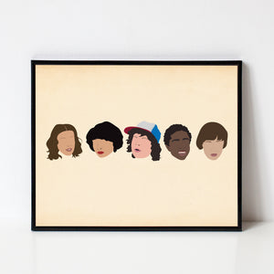 Stranger Things Minimalist Print
