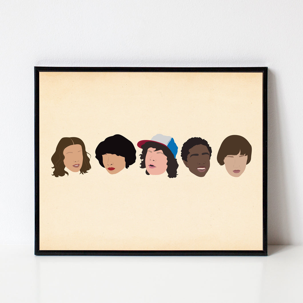 Stranger Things Minimalist Print