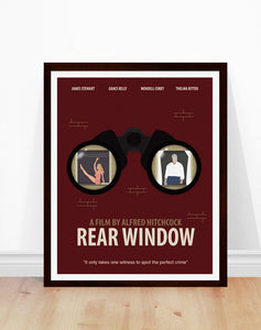Rear Window Minimalist Movie Poster