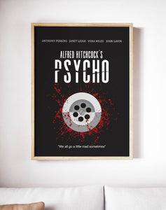 Psycho Minimalist Movie Poster