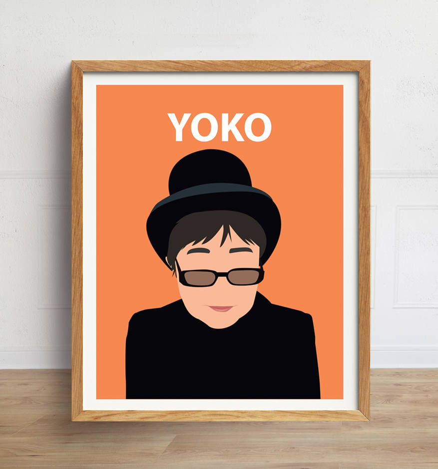 Yoko Ono Poster, Feminism Print