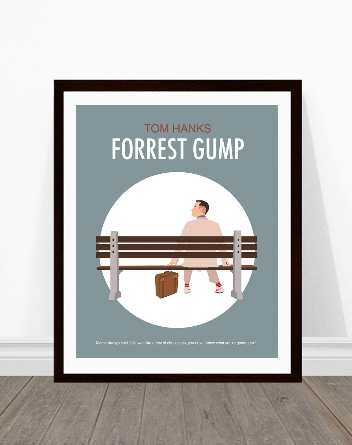 Forrest Gump Minimalist Movie Poster
